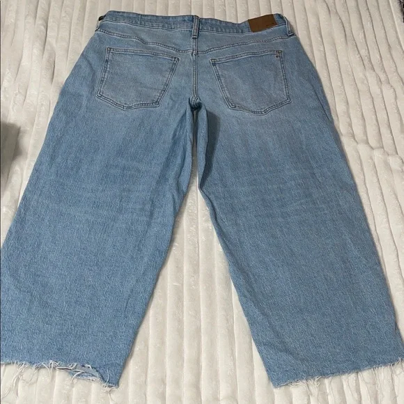 Madewell The Curvy Perfect Vintage Wide-Leg Crop Jean | Size 33 Petite - Picture 8 of 9